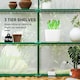 image 4 of Outsunny Walk-in Outdoor Green House with Door and Mesh Windows, White