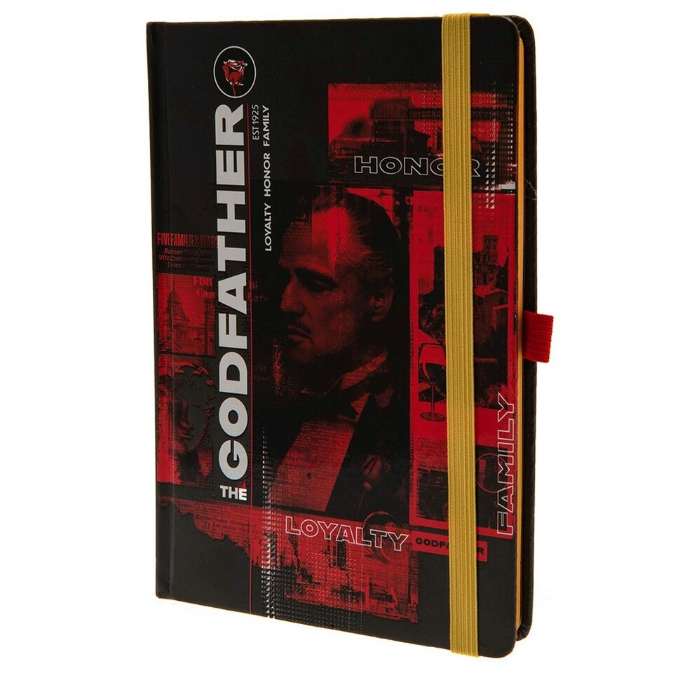 image 1 of The Godfather Premium A5 Notebook - Red/Black/Yellow - One Size