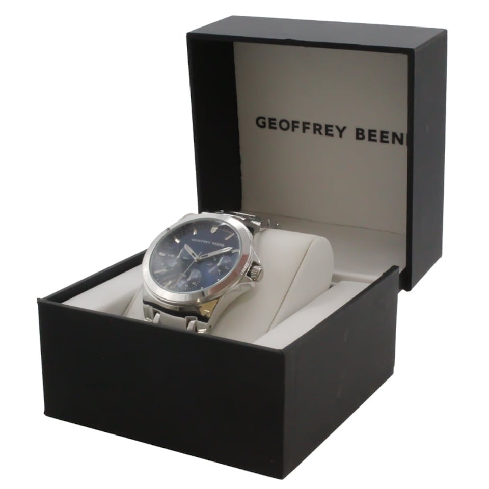 image 1 of Geoffrey Beene Silver Men's Watch GB8090SL | Multi | Silver | 4 cm