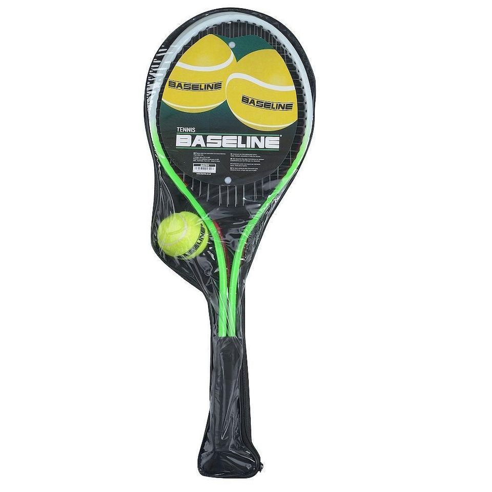 image 1 of Baseline Childrens/Kids 2 Person Tennis Set - Multicoloured - One Size
