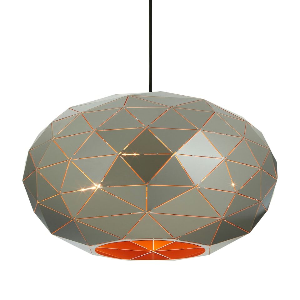 image 1 of Interiors by Premier Medium Silver Finish Pendant Light