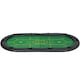 image 1 of SPORTNOW Foldable Poker Mat, 10-Player Table Top with Cup Holders, Carry Bag