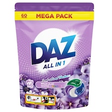 DAZ Wild Lilac Laundry Pods 60 Wash
