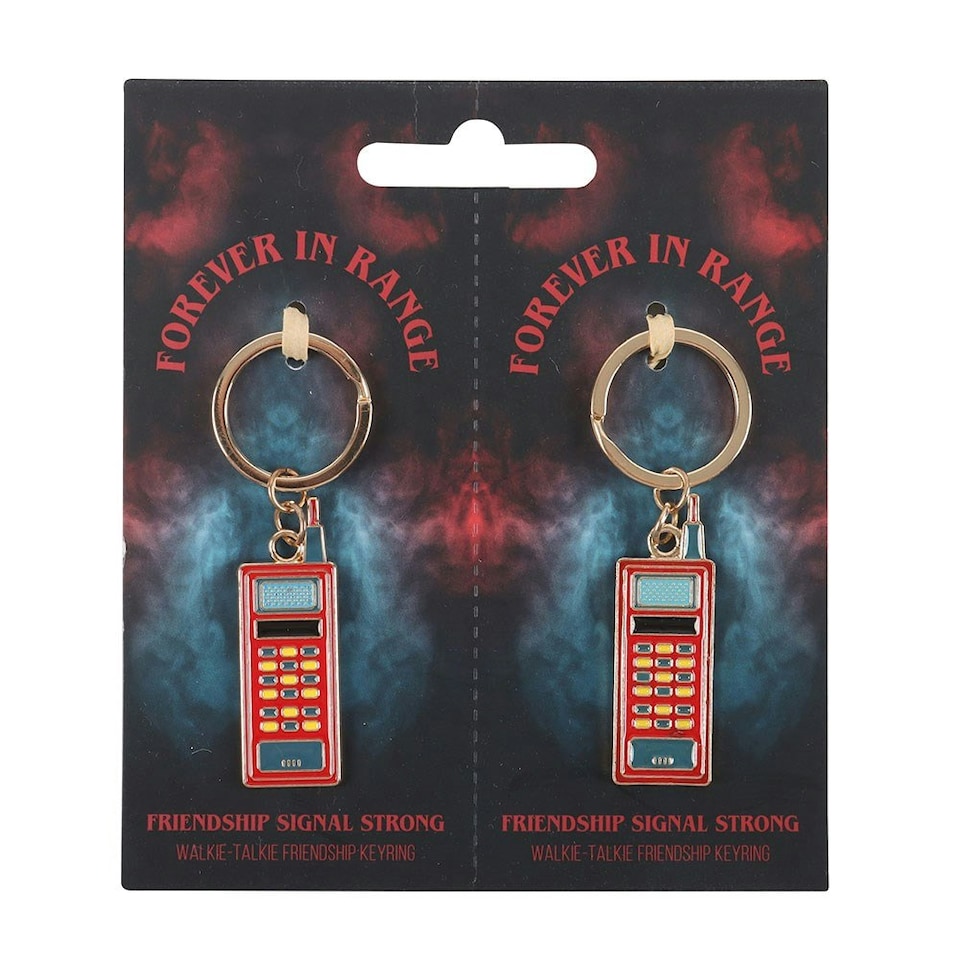 image 1 of Set of 2 Friendship Walkie Talkie Keyrings