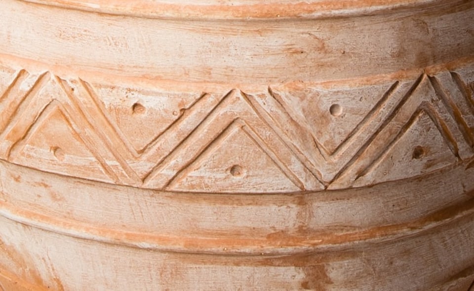 image 1 of Primrose Terracotta Tall Vase Planter 100cm | Red | Terracotta