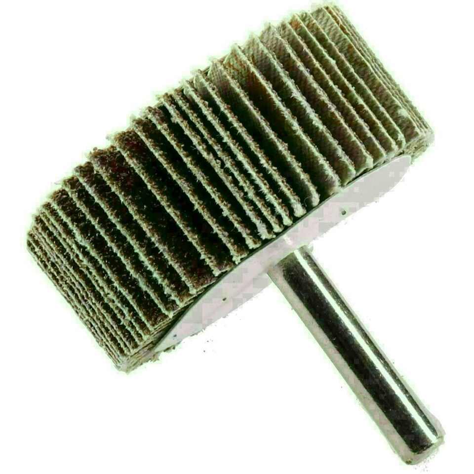 image 1 of 50mm 80 Grit Flap Wheel Disc Abrasive Sanding Pad Paint Rust Remover 10 Pack