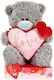 image 1 of Me To You Tatty Teddy 'Love You' 15cm Bear With Pom Pom Heart Official Valentine's Day Collection
