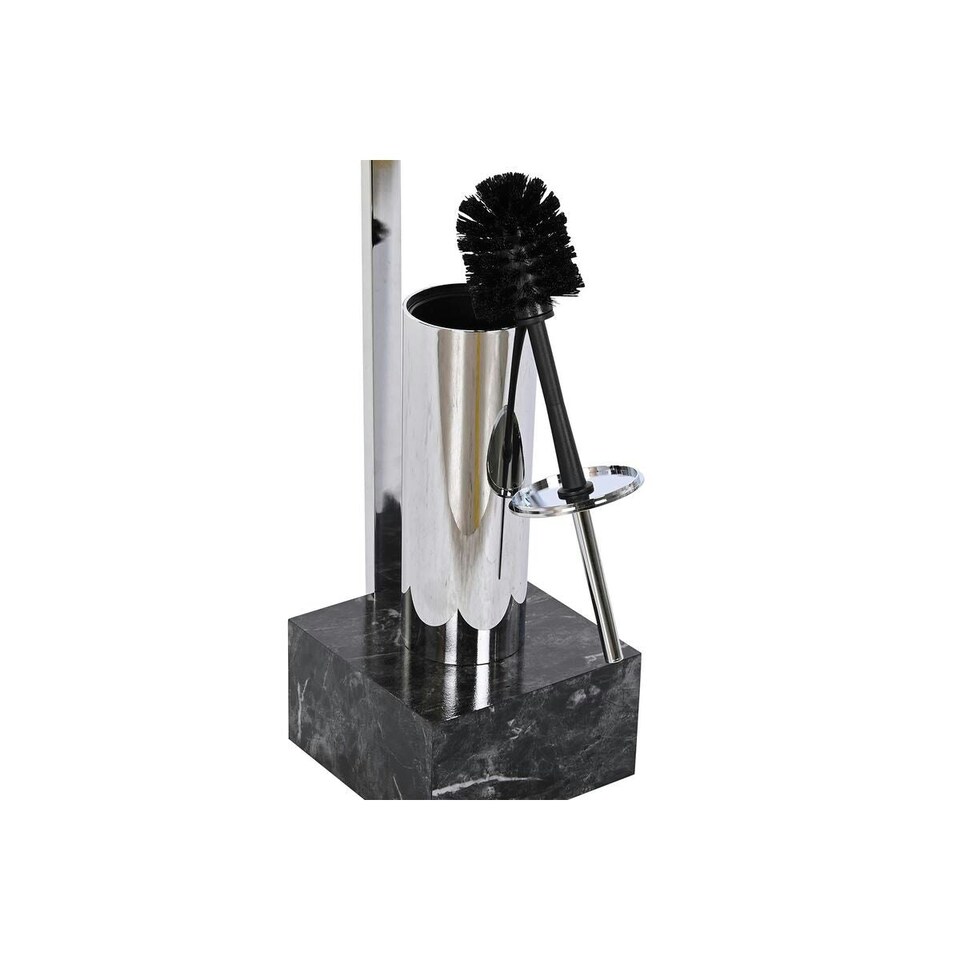 image 1 of Toilet Paper Holder with Brush Stand DKD Home Decor MDF Steel (18 x 119 x 70 cm) N/A