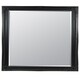 image 2 of Buxton Black Large Leaner Mirror 140 x 109 CM Black