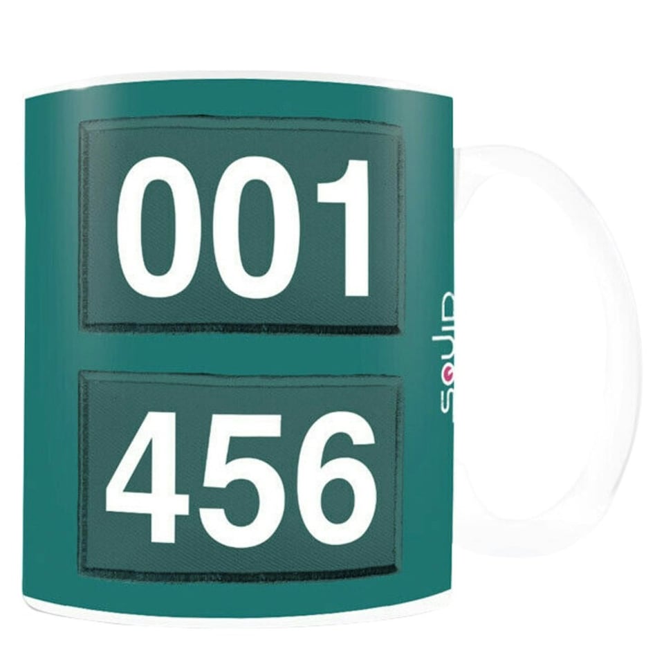 image 1 of Squid Game Numbers Mug - White - One Size