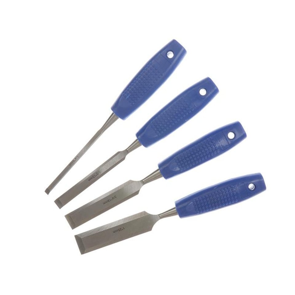 Bluespot Tools Wood Chisel Set, 4 Piece - Multi Colour - One Size