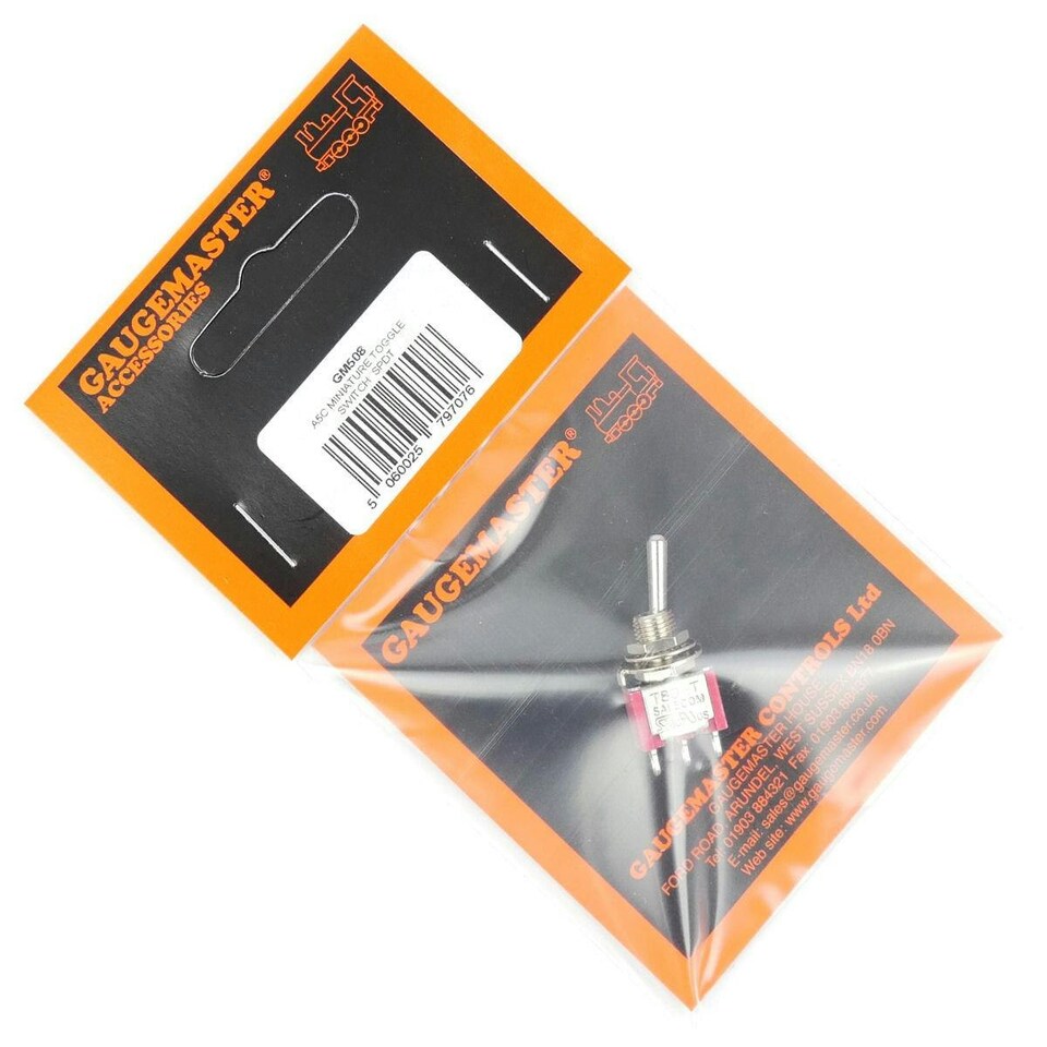 image 1 of Gaugemaster Electric SPDT Mini Toggle Switch
