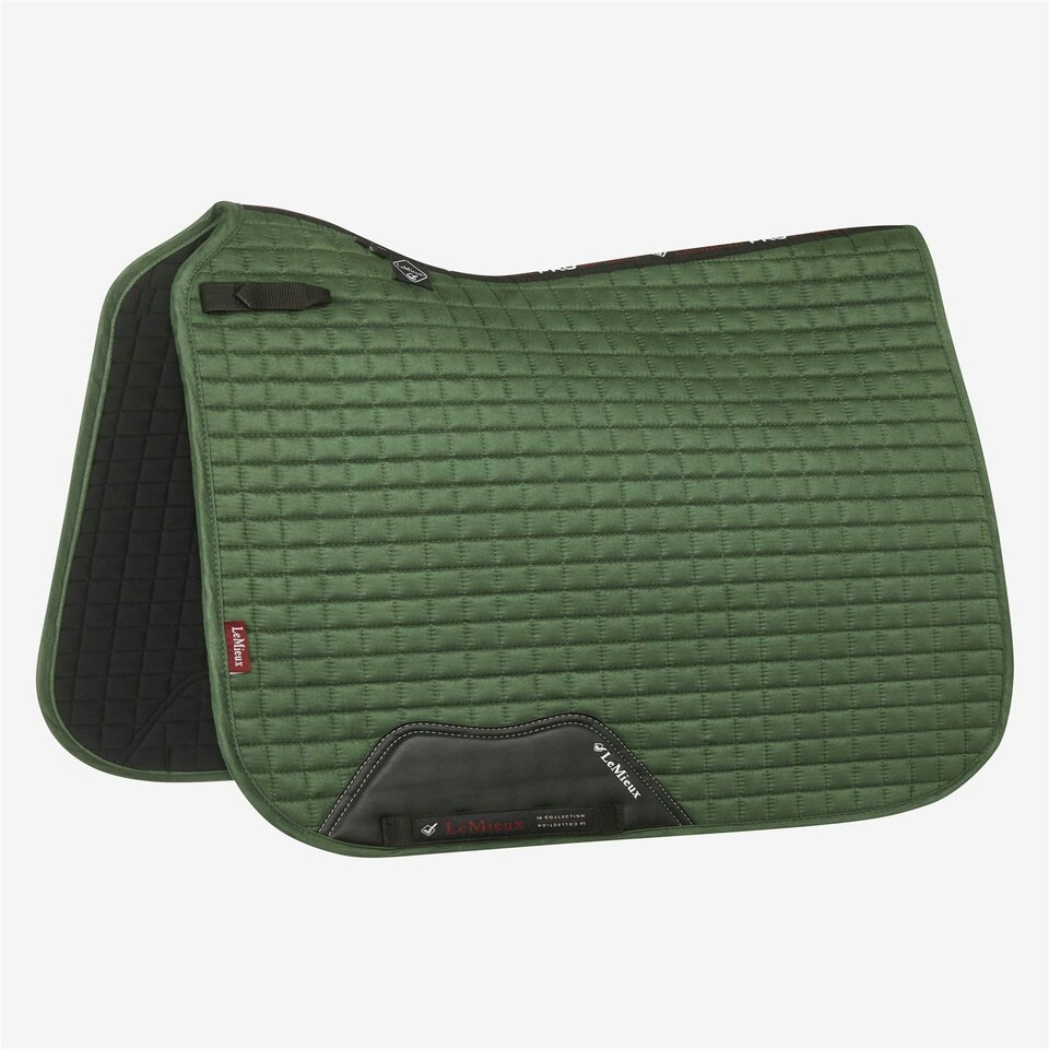 image 1 of LeMieux Suede Dressage Square Blue | Small/Medium