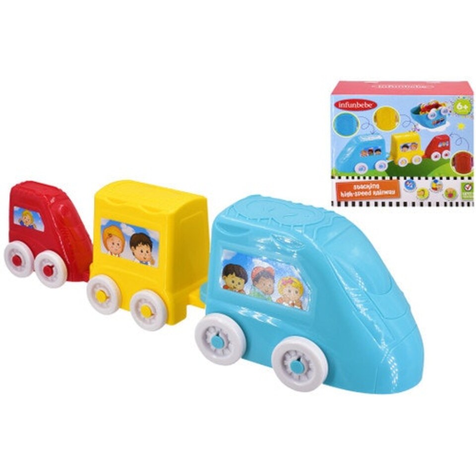 image 1 of Infunbebe Stacking High Speed Train