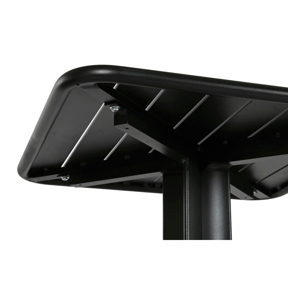 image 1 of Table set with 2 chairs Home ESPRIT Black Metal polypropylene 60 x 60 x 102 cm N/A