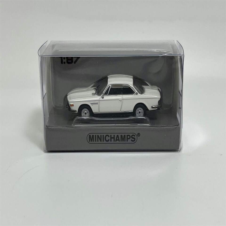 image 1 of BMW 2800 CS 1968 White 1:87 Minichamps 870020024