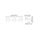 image 2 of Coco Triple Spotlight Wall Lamp Black 3x GU10