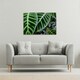 image 2 of yellow structure in exotic jungle setting (Canvas Print) 114 x 77 x 4cm