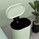 image 9 of HOMCOM 20 Litre Pedal Bin, Fingerprint Proof Kitchen Bin with Soft-close Lid, Metal Rubbish Bin with Foot Pedal and Removable Inner Bucket, Light Green | Green | 1
