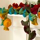 image 3 of Felt Flower Garland