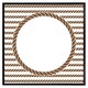 image 2 of Rope border (Picture Frame) Brown | XL