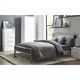 image 1 of Modern Silver Metal Bed Frame - Small Double 4ft (120cm)