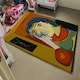 image 4 of thinking woman (Rug) Orange | M