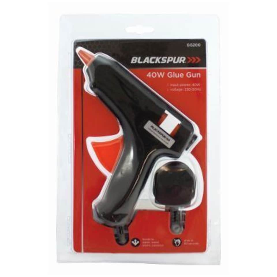 Blackspur Electric Glue Gun - 40W - Black