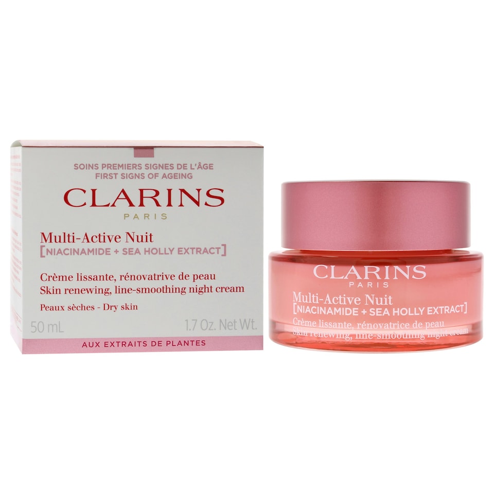 image 1 of Multi-Active Night Cream - Normal to Dry Skin by Clarins for Unisex - 1.7 oz Cream