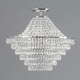 image 4 of BHS Ivy Flush Ceiling Light, Chrome