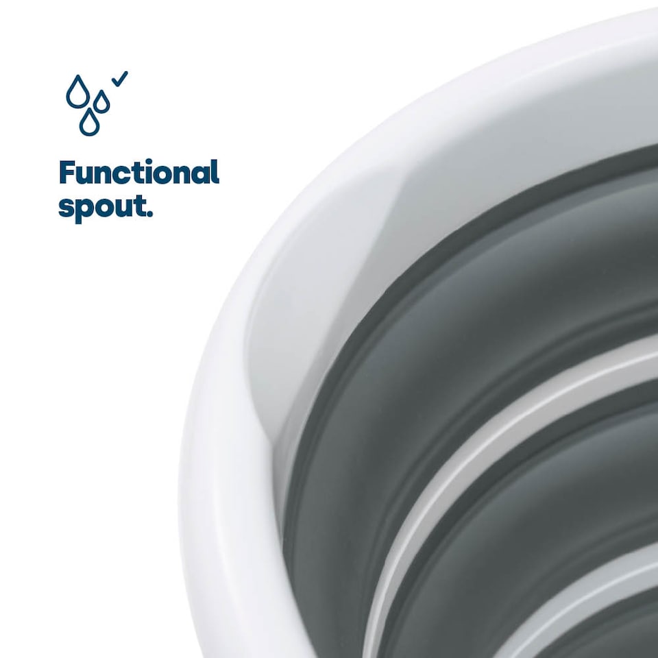 image 1 of Collapsible Bucket With Handle