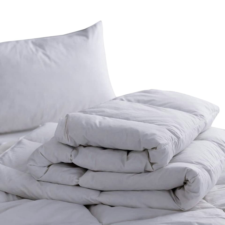 image 1 of Belledorm Hotel Duck Plain Duvet - White - Superking