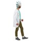 image 3 of Rick And Morty Unisex Adult Rick Costume Set - Blue/White - S Blue | S