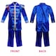 image 6 of Adults Blue Sergeant Pepper Costume – 60s Musician Fancy Dress Outfit Blue | S