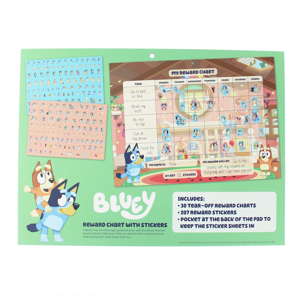 image 1 of Bluey Reward Chart