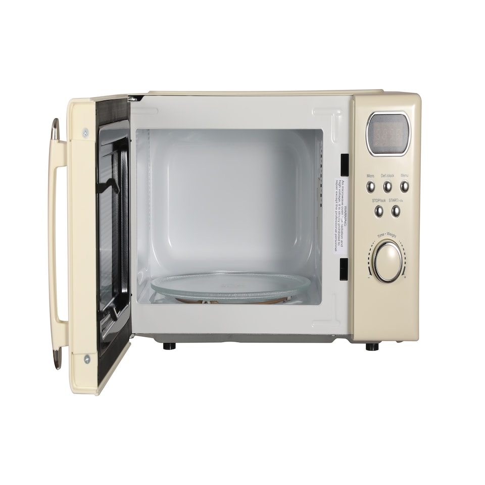 image 1 of Cookology Retro Microwave 800W Freestanding 20L - RETDD20CR Cream