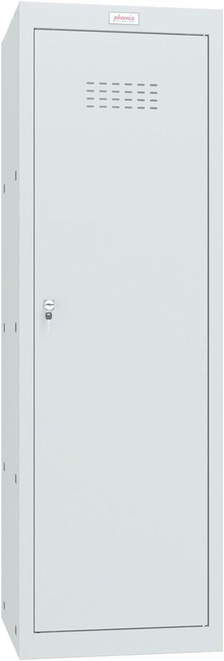 image 1 of Phoenix CL Series CL1244GGK Size 4 Cube Locker in Light Grey with Key Lock