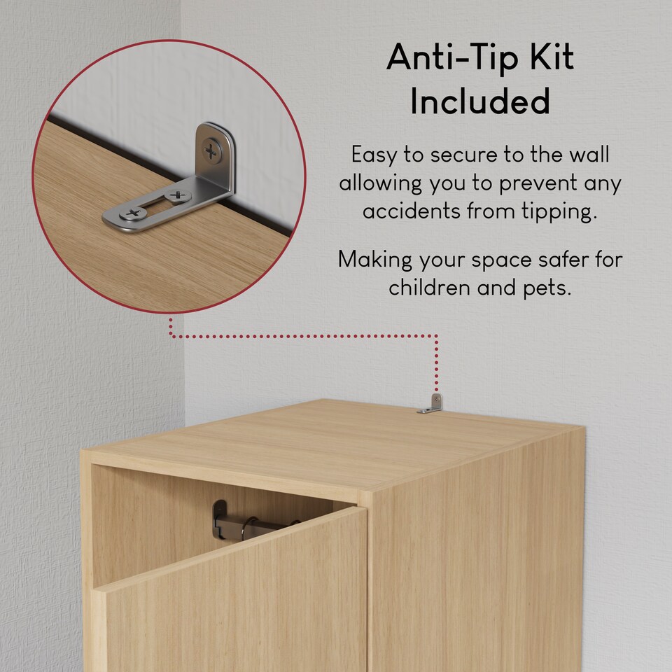 image 1 of Vida Designs Riano 1 Door Wardrobe With Shelf & Clothes Rail, Pine