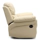 image 4 of Madison Electric Bonded Leather Automatic Recliner Home Lounge Chair (Cream)