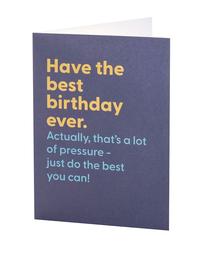 image 1 of Humour Birthday Card - Best Birthday Ever