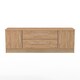 image 1 of Gloucester 2 Door 2 Drawer Wide TV Unit in Gold Craft Oak (Ready Assembled) | Brown | Gold Craft Oak