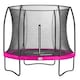 image 1 of 10ft Salta Pink Round Comfort Edition Trampoline with Enclosure