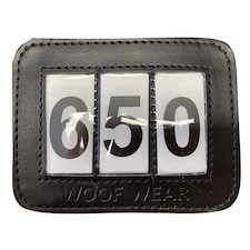 Woof Wear Bridle Number Holder Black | Size: One Size
Colour: Black