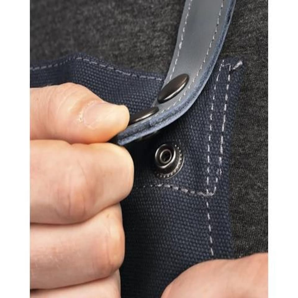 image 1 of Ooni Pizzaiolo Heavy Duty Canvas Apron with Functional Pockets One Size Black Black