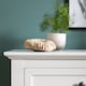 image 8 of Karlstad Dressing Table with Drawers and Stool in White White