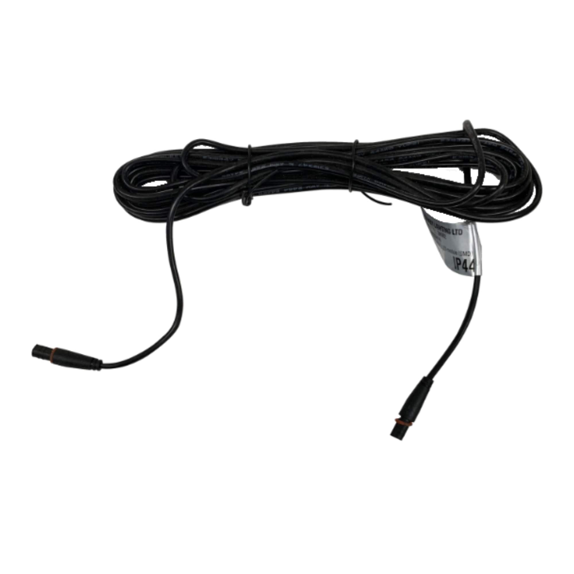 First Choice Lighting 5m Extension Cable for Saxby Kios LED Decking or Plinth Kits in Black