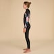 image 2 of Decathlon GIRL’S SURFING WETSUIT 500 4/3 MM BLACK