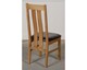 image 8 of Oslo 90 x 90 cm Oak Small Dining Table and 4 Princeton Oak Chairs | Brown | Brown