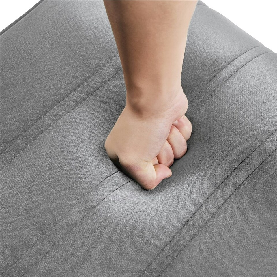 image 1 of Yaheetech Set of 2 Faux Leather Dining Kitchen Chairs Grey | Light Grey