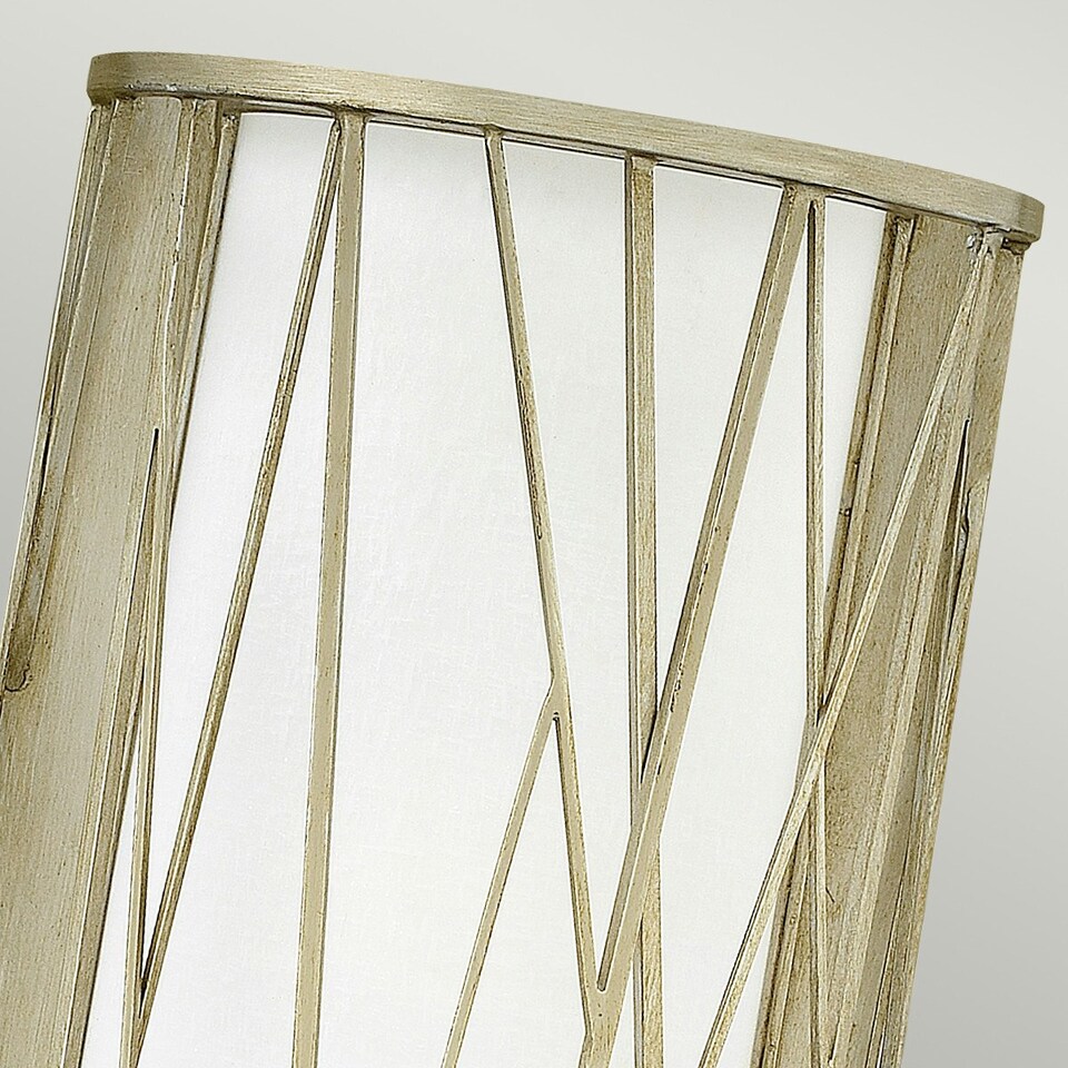 image 1 of Nest 1 Light Indoor Wall Light Silver Leaf, E27